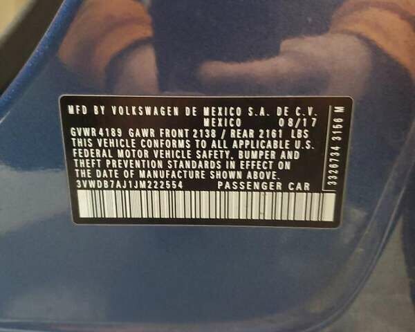 Синий Фольксваген Джетта, объемом двигателя 1.4 л и пробегом 79 тыс. км за 1800 $, фото 10 на Automoto.ua
