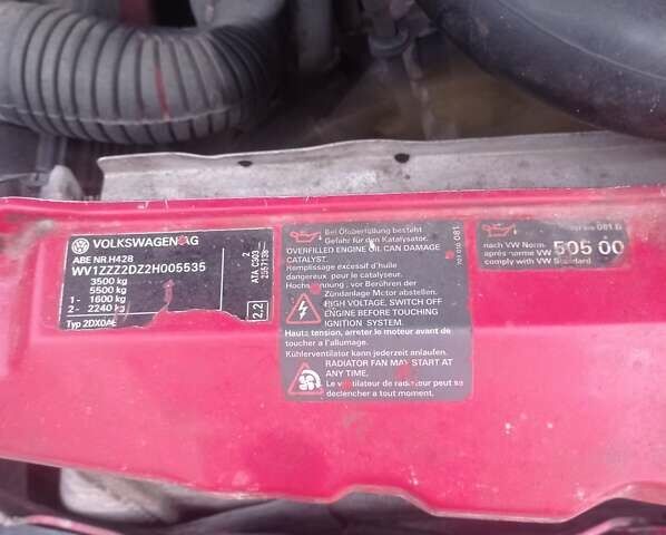 Фольксваген ЛТ 2002 в Виньковцах на Automoto.ua Красный Фольксваген ЛТ, объемом двигателя 2.87 л и пробегом 550 тыс. км за 10700 $, фото 5 на Automoto.ua