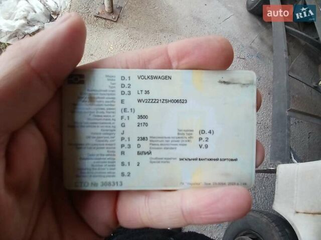 Фольксваген ЛТ, объемом двигателя 2.4 л и пробегом 530 тыс. км за 3500 $, фото 9 на Automoto.ua