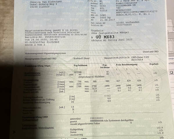 Білий Фольксваген Мультиван, об'ємом двигуна 1.97 л та пробігом 103 тис. км за 36900 $, фото 16 на Automoto.ua