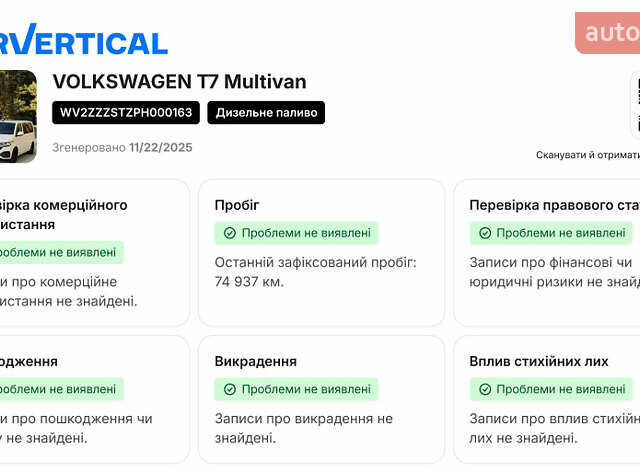 Белый Фольксваген Мультиван, объемом двигателя 2 л и пробегом 97 тыс. км за 67900 $, фото 42 на Automoto.ua