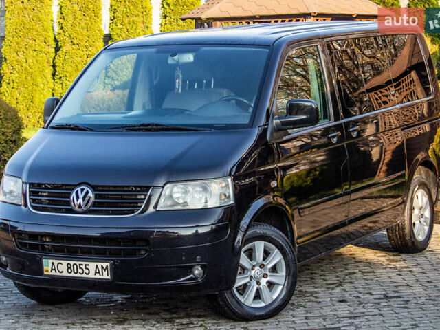 Черный Фольксваген Мультиван, объемом двигателя 2.5 л и пробегом 354 тыс. км за 13900 $, фото 5 на Automoto.ua