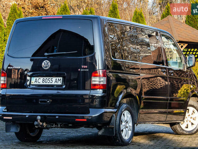 Черный Фольксваген Мультиван, объемом двигателя 2.5 л и пробегом 354 тыс. км за 13900 $, фото 10 на Automoto.ua