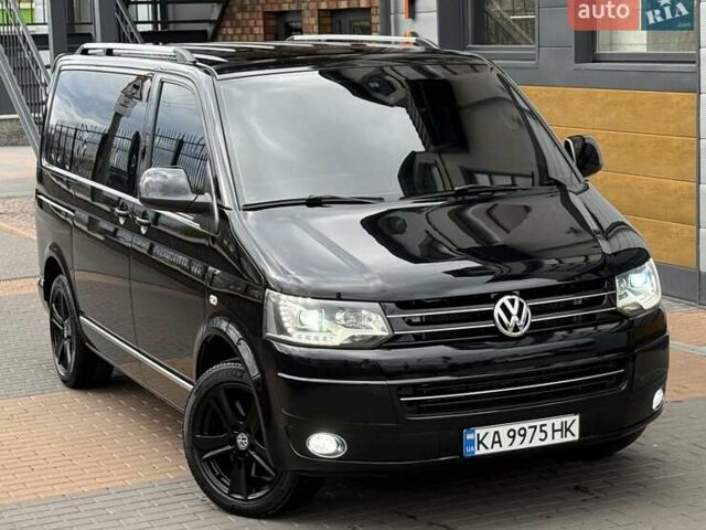 Черный Фольксваген Мультиван, объемом двигателя 1.98 л и пробегом 345 тыс. км за 21999 $, фото 2 на Automoto.ua