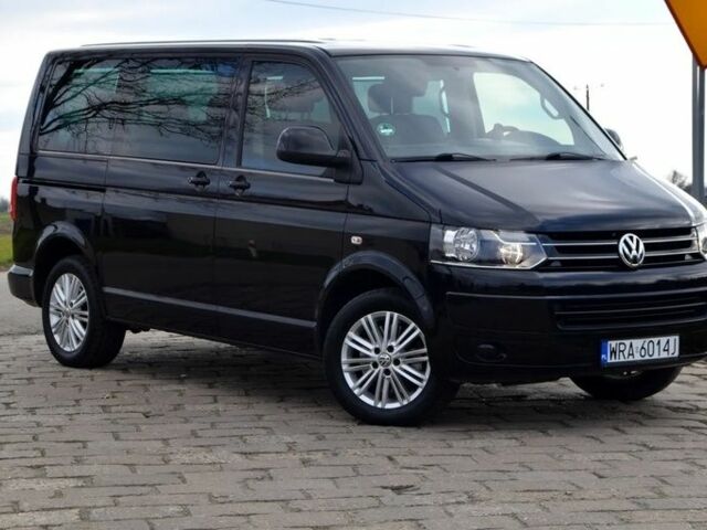 Черный Фольксваген Мультиван, объемом двигателя 2 л и пробегом 195 тыс. км за 9400 $, фото 4 на Automoto.ua