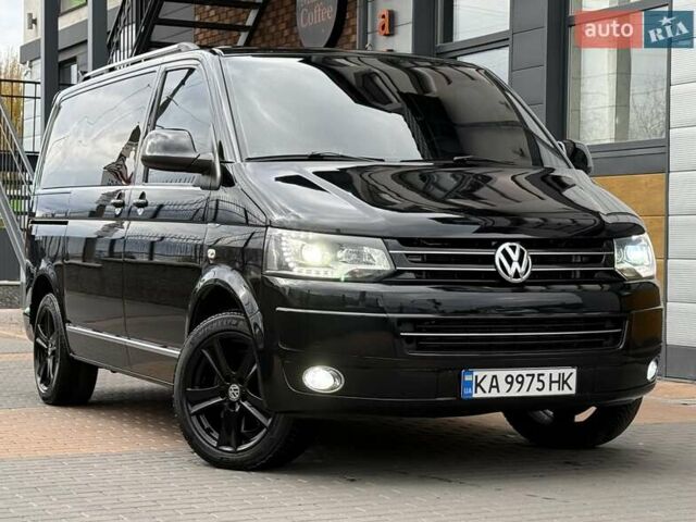 Черный Фольксваген Мультиван, объемом двигателя 1.98 л и пробегом 345 тыс. км за 21999 $, фото 1 на Automoto.ua