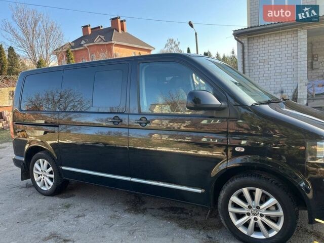 Черный Фольксваген Мультиван, объемом двигателя 1.98 л и пробегом 311 тыс. км за 22950 $, фото 1 на Automoto.ua