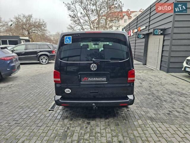 Черный Фольксваген Мультиван, объемом двигателя 1.98 л и пробегом 176 тыс. км за 31900 $, фото 4 на Automoto.ua