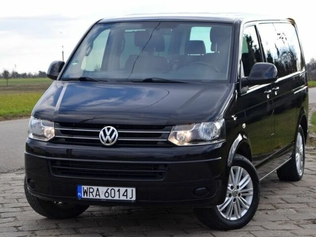 Черный Фольксваген Мультиван, объемом двигателя 2 л и пробегом 195 тыс. км за 9400 $, фото 5 на Automoto.ua