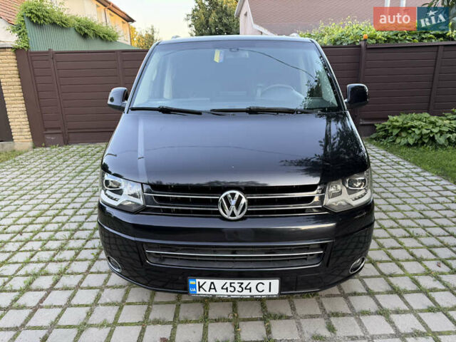 Черный Фольксваген Мультиван, объемом двигателя 2 л и пробегом 178 тыс. км за 29900 $, фото 1 на Automoto.ua