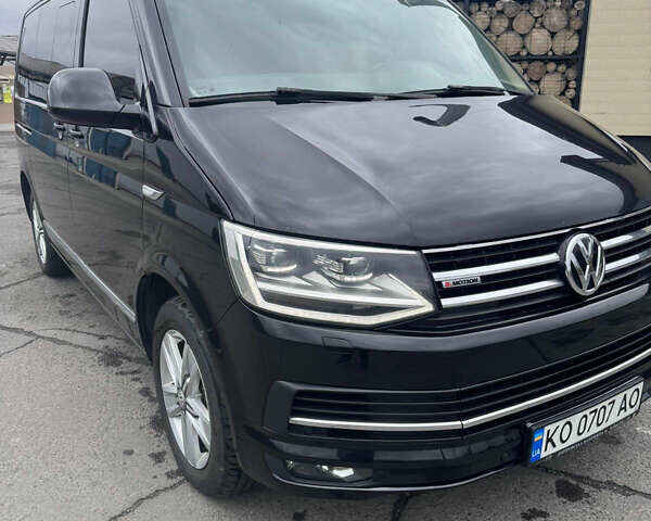 Черный Фольксваген Мультиван, объемом двигателя 1.97 л и пробегом 222 тыс. км за 37000 $, фото 3 на Automoto.ua