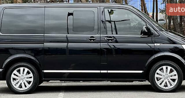 Черный Фольксваген Мультиван, объемом двигателя 2 л и пробегом 104 тыс. км за 50000 $, фото 3 на Automoto.ua