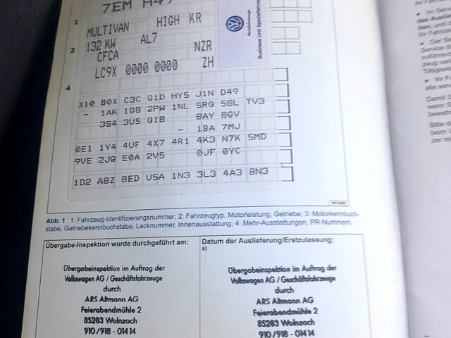 Черный Фольксваген Мультиван, объемом двигателя 20 л и пробегом 247 тыс. км за 27999 $, фото 6 на Automoto.ua