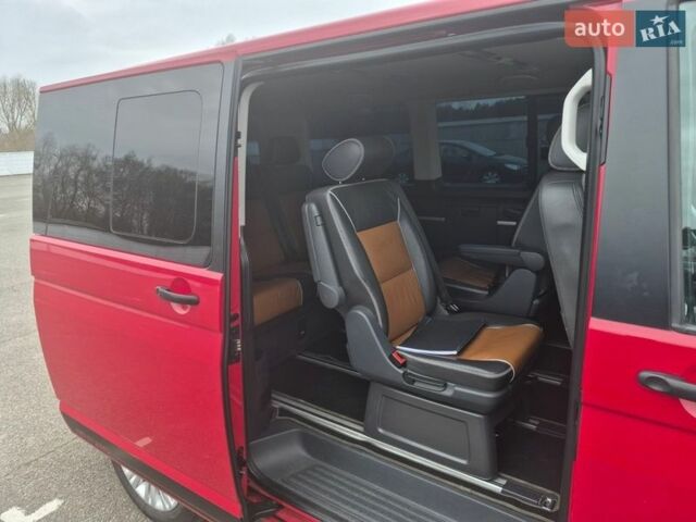 Красный Фольксваген Мультиван, объемом двигателя 1.97 л и пробегом 156 тыс. км за 22500 $, фото 8 на Automoto.ua