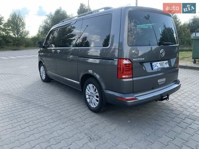 Сірий Фольксваген Мультиван, об'ємом двигуна 2 л та пробігом 285 тис. км за 44400 $, фото 15 на Automoto.ua