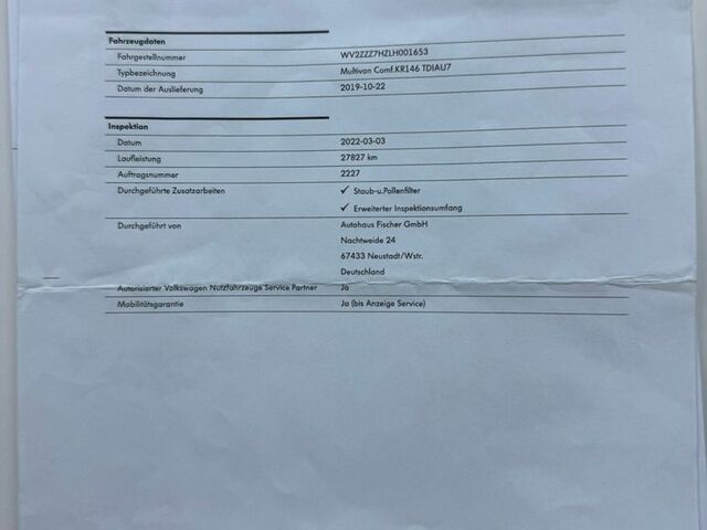 Серый Фольксваген Мультиван, объемом двигателя 1.97 л и пробегом 80 тыс. км за 69000 $, фото 57 на Automoto.ua