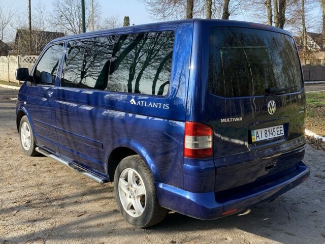 Синий Фольксваген Мультиван, объемом двигателя 2.5 л и пробегом 258 тыс. км за 13500 $, фото 5 на Automoto.ua