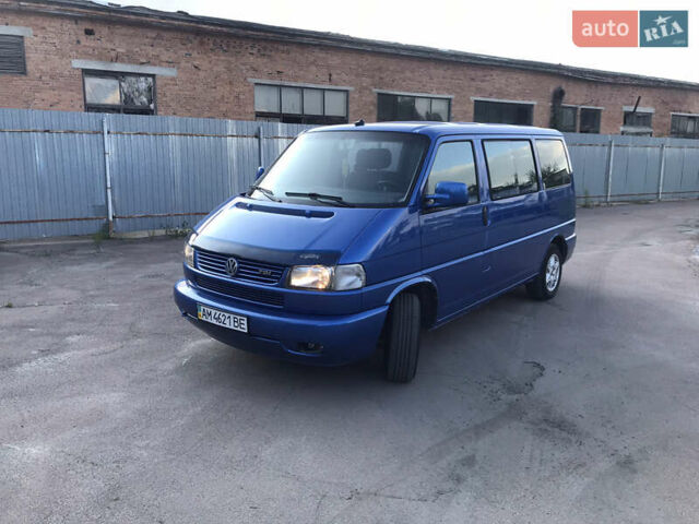 Синий Фольксваген Мультиван, объемом двигателя 2.5 л и пробегом 273 тыс. км за 13000 $, фото 20 на Automoto.ua