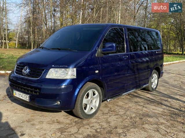 Синий Фольксваген Мультиван, объемом двигателя 2.46 л и пробегом 258 тыс. км за 13500 $, фото 7 на Automoto.ua