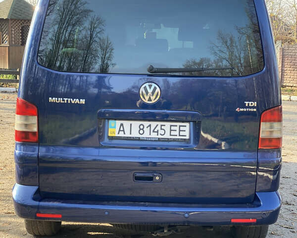 Синий Фольксваген Мультиван, объемом двигателя 2.46 л и пробегом 258 тыс. км за 13500 $, фото 5 на Automoto.ua