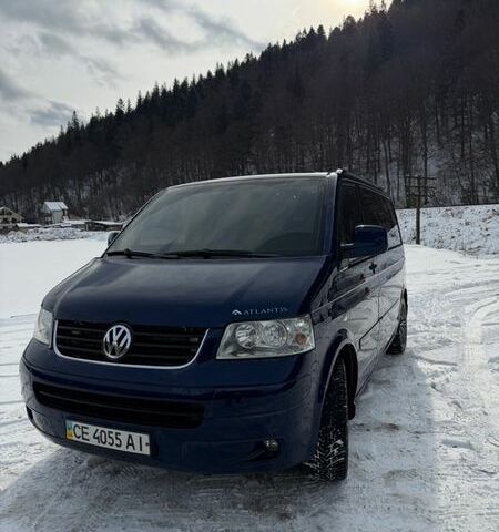Синий Фольксваген Мультиван, объемом двигателя 2.46 л и пробегом 167 тыс. км за 18500 $, фото 2 на Automoto.ua