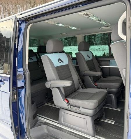 Синий Фольксваген Мультиван, объемом двигателя 2.46 л и пробегом 167 тыс. км за 18500 $, фото 8 на Automoto.ua