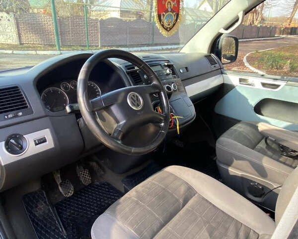Синий Фольксваген Мультиван, объемом двигателя 2.46 л и пробегом 258 тыс. км за 13500 $, фото 12 на Automoto.ua