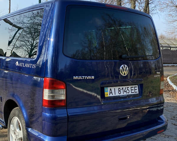 Синий Фольксваген Мультиван, объемом двигателя 2.46 л и пробегом 258 тыс. км за 13500 $, фото 9 на Automoto.ua