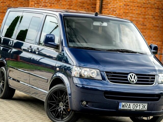 Синій Фольксваген Мультиван, об'ємом двигуна 2.5 л та пробігом 189 тис. км за 7000 $, фото 1 на Automoto.ua