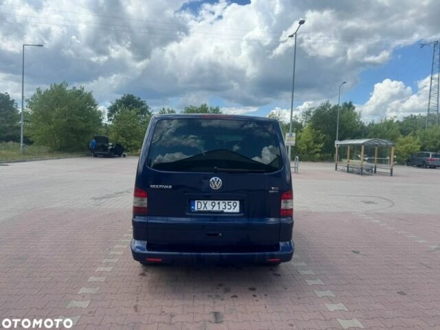 Синий Фольксваген Мультиван, объемом двигателя 2.5 л и пробегом 184 тыс. км за 3194 $, фото 1 на Automoto.ua