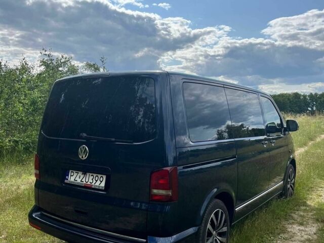 Синий Фольксваген Мультиван, объемом двигателя 2 л и пробегом 218 тыс. км за 9200 $, фото 2 на Automoto.ua