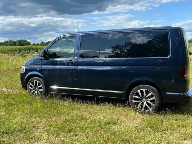 Синий Фольксваген Мультиван, объемом двигателя 2 л и пробегом 218 тыс. км за 9200 $, фото 5 на Automoto.ua