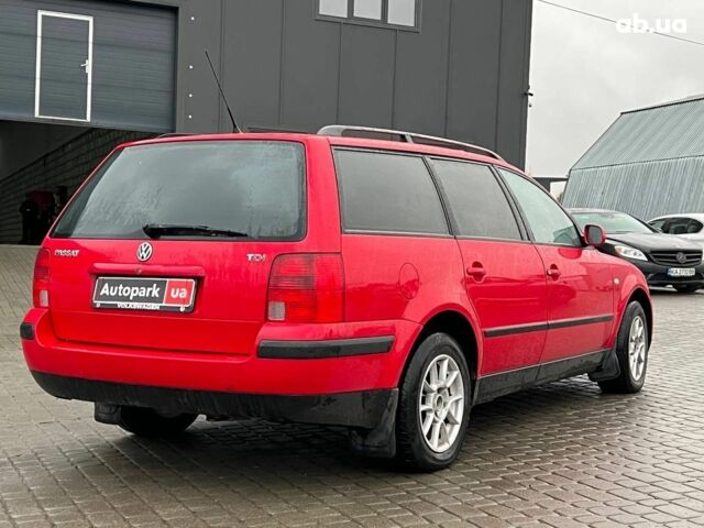 Красный Фольксваген Пассат Б5, объемом двигателя 1.9 л и пробегом 450 тыс. км за 4290 $, фото 7 на Automoto.ua