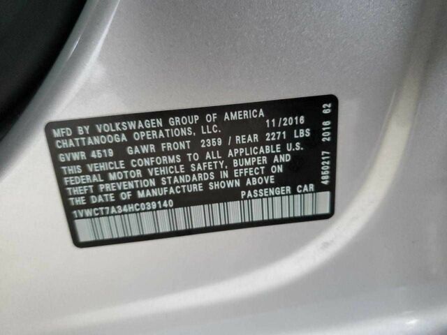 Серый Фольксваген Пассат СС, объемом двигателя 1.8 л и пробегом 42 тыс. км за 2300 $, фото 11 на Automoto.ua