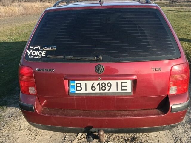 Червоний Фольксваген Пассат Варіант, об'ємом двигуна 1.9 л та пробігом 470 тис. км за 3900 $, фото 2 на Automoto.ua