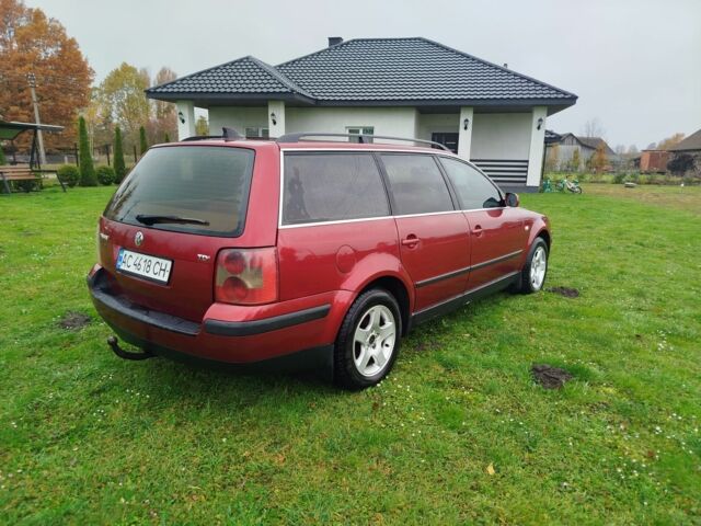 Фольксваген Пассат Вариант 2003 в Ковель на Automoto.ua Красный Фольксваген Пассат Вариант, объемом двигателя 1.9 л и пробегом 350 тыс. км за 3700 $, фото 8 на Automoto.ua