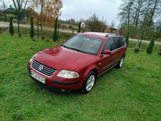 Фольксваген Пассат Вариант 2003 в Ковель на Automoto.ua Красный Фольксваген Пассат Вариант, объемом двигателя 1.9 л и пробегом 350 тыс. км за 3700 $, фото 1 на Automoto.ua