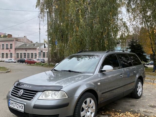 Фольксваген Пассат Вариант 2002 в Житомире на Automoto.ua Серый Фольксваген Пассат Вариант, объемом двигателя 1.9 л и пробегом 317 тыс. км за 5200 $, фото 1 на Automoto.ua