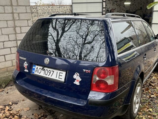 Синий Фольксваген Пассат Вариант, объемом двигателя 1.9 л и пробегом 344 тыс. км за 2600 $, фото 1 на Automoto.ua