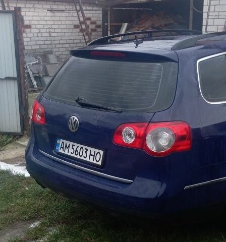 Фольксваген Пассат Вариант 2006 в Житомире на Automoto.ua Синий Фольксваген Пассат Вариант, объемом двигателя 2 л и пробегом 400 тыс. км за 5300 $, фото 5 на Automoto.ua