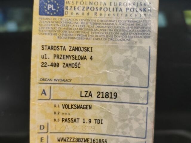 Зелений Фольксваген Пассат Варіант, об'ємом двигуна 1.9 л та пробігом 440 тис. км за 2000 $, фото 4 на Automoto.ua