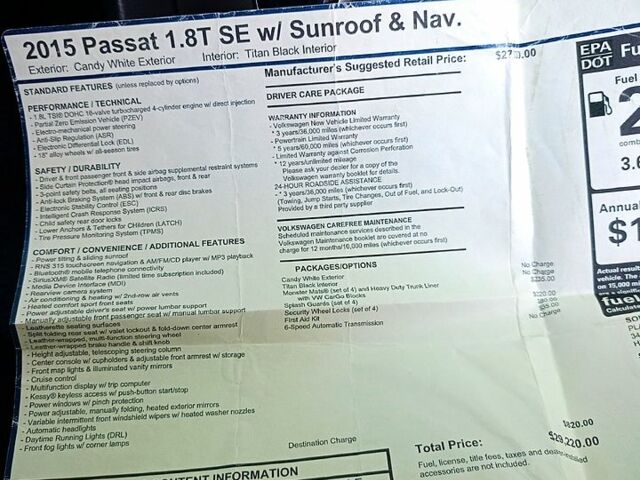 Білий Фольксваген Пассат, об'ємом двигуна 1.8 л та пробігом 177 тис. км за 11800 $, фото 12 на Automoto.ua