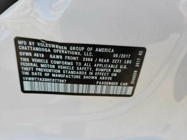 Белый Фольксваген Пассат, объемом двигателя 1.8 л и пробегом 72 тыс. км за 8659 $, фото 11 на Automoto.ua