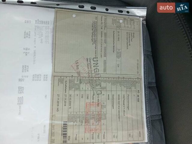 Білий Фольксваген Пассат, об'ємом двигуна 1.4 л та пробігом 146 тис. км за 8450 $, фото 72 на Automoto.ua