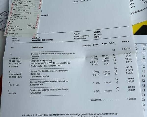 Белый Фольксваген Пассат, объемом двигателя 2 л и пробегом 277 тыс. км за 11250 $, фото 34 на Automoto.ua