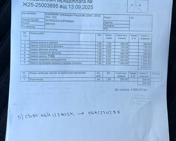 Черный Фольксваген Пассат, объемом двигателя 1.8 л и пробегом 247 тыс. км за 5999 $, фото 30 на Automoto.ua