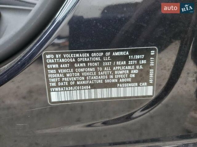 Черный Фольксваген Пассат, объемом двигателя 2 л и пробегом 54 тыс. км за 2600 $, фото 11 на Automoto.ua