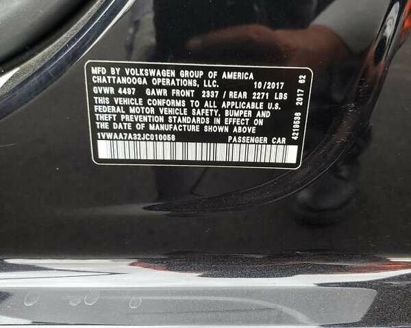 Черный Фольксваген Пассат, объемом двигателя 2 л и пробегом 135 тыс. км за 2300 $, фото 11 на Automoto.ua