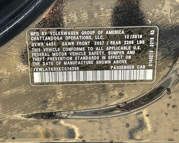 Чорний Фольксваген Пассат, об'ємом двигуна 2 л та пробігом 186 тис. км за 13200 $, фото 13 на Automoto.ua