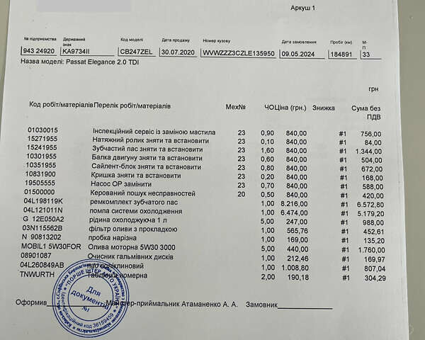 Черный Фольксваген Пассат, объемом двигателя 1.97 л и пробегом 185 тыс. км за 30999 $, фото 19 на Automoto.ua